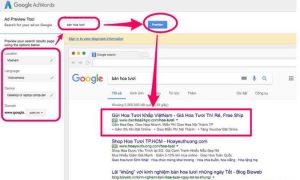 Vị Trí Quảng Cáo Google Adwords Là Gì