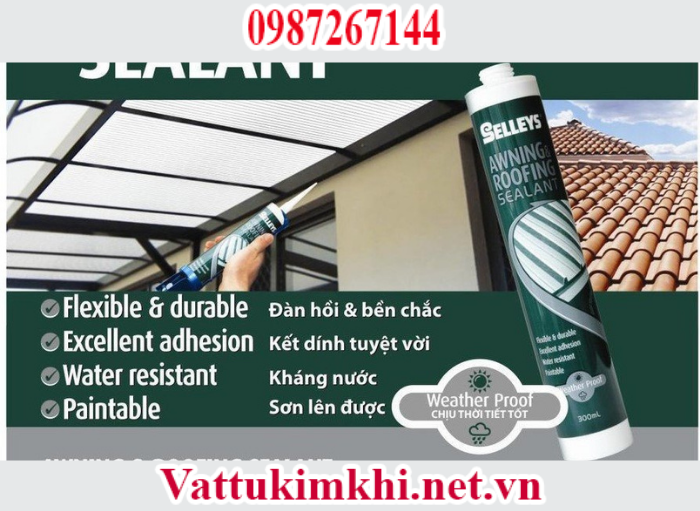 keo chống dột selleys 