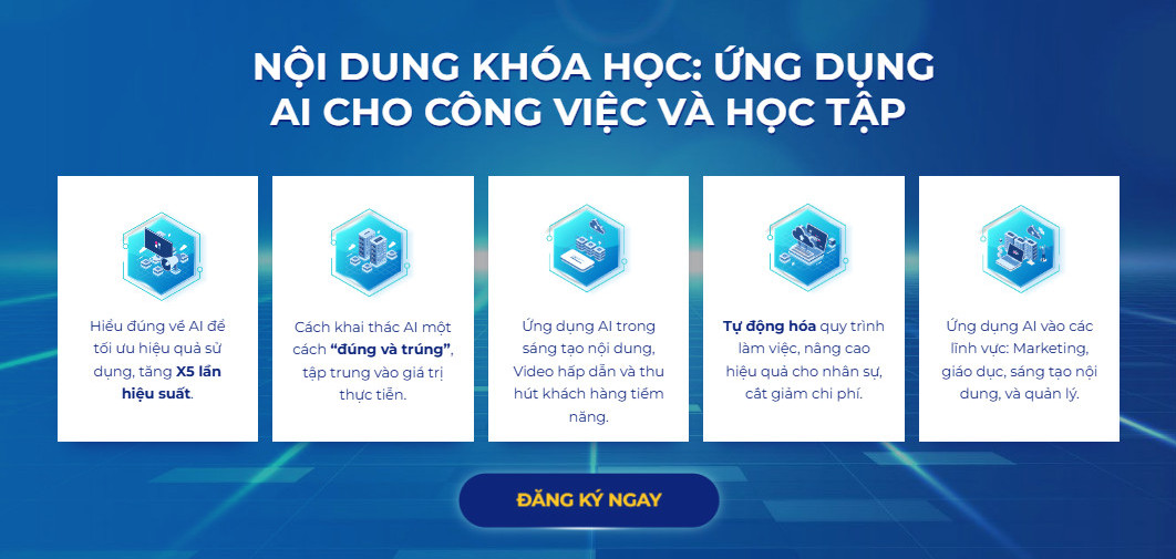 nội dung khóa học video AI 