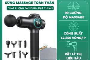 Máy massage cầm tay trị liệu đau lưng SMS06 giúp xua tan mỏi mệt
