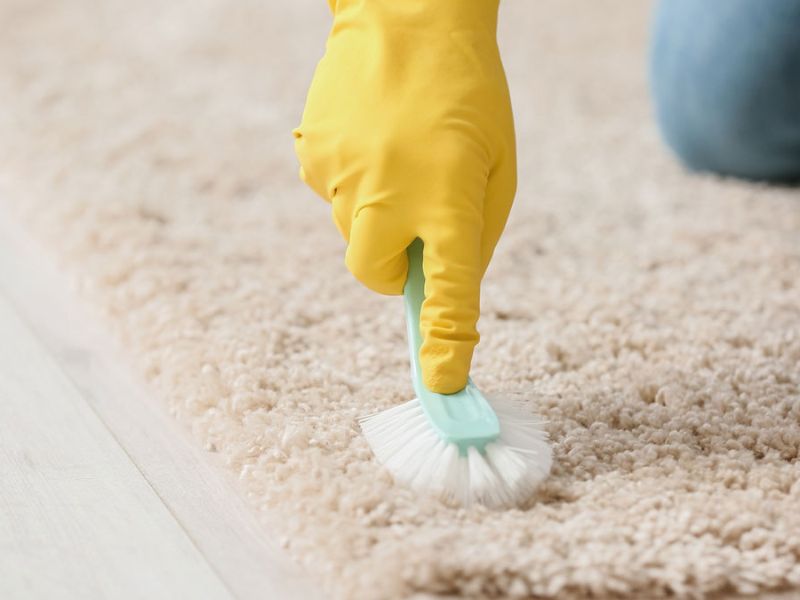 Nếu không có máy hút bụi thì vệ sinh thảm văn phòng như thế nào