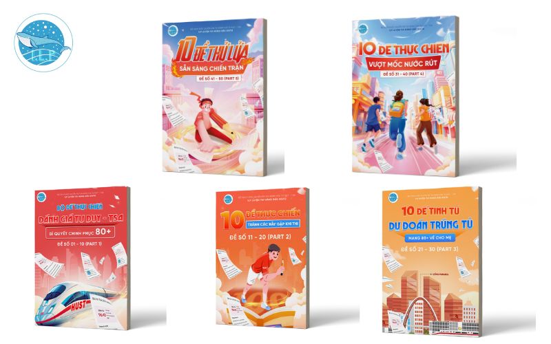 Bộ sách ôn thi ĐGTD TSA