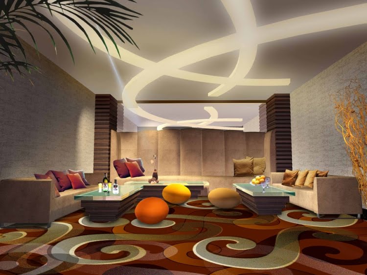 Các chất liệu thảm phòng khách hiện đại cao cấp phổ biến