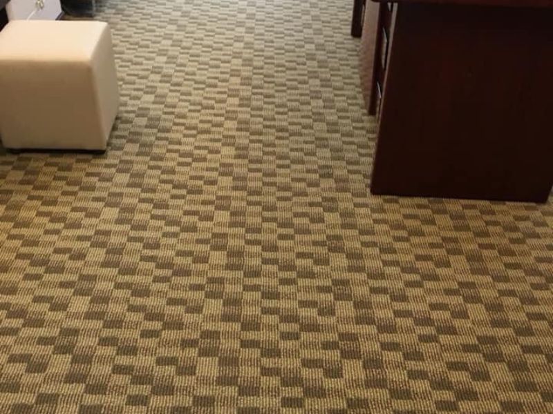 Cấu tạo của thảm cuộn trải sàn văn phòng