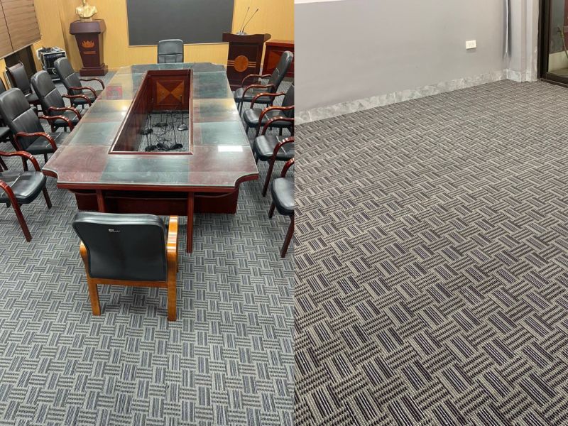 Ưu điểm của thảm cuộn trải sàn văn phòng