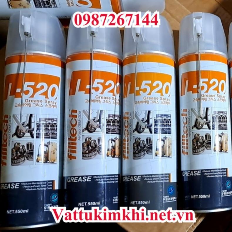 Mỡ chịu nhiệt L-520 giá rẻ – Giải pháp bôi trơn chịu nhiệt hiệu quả